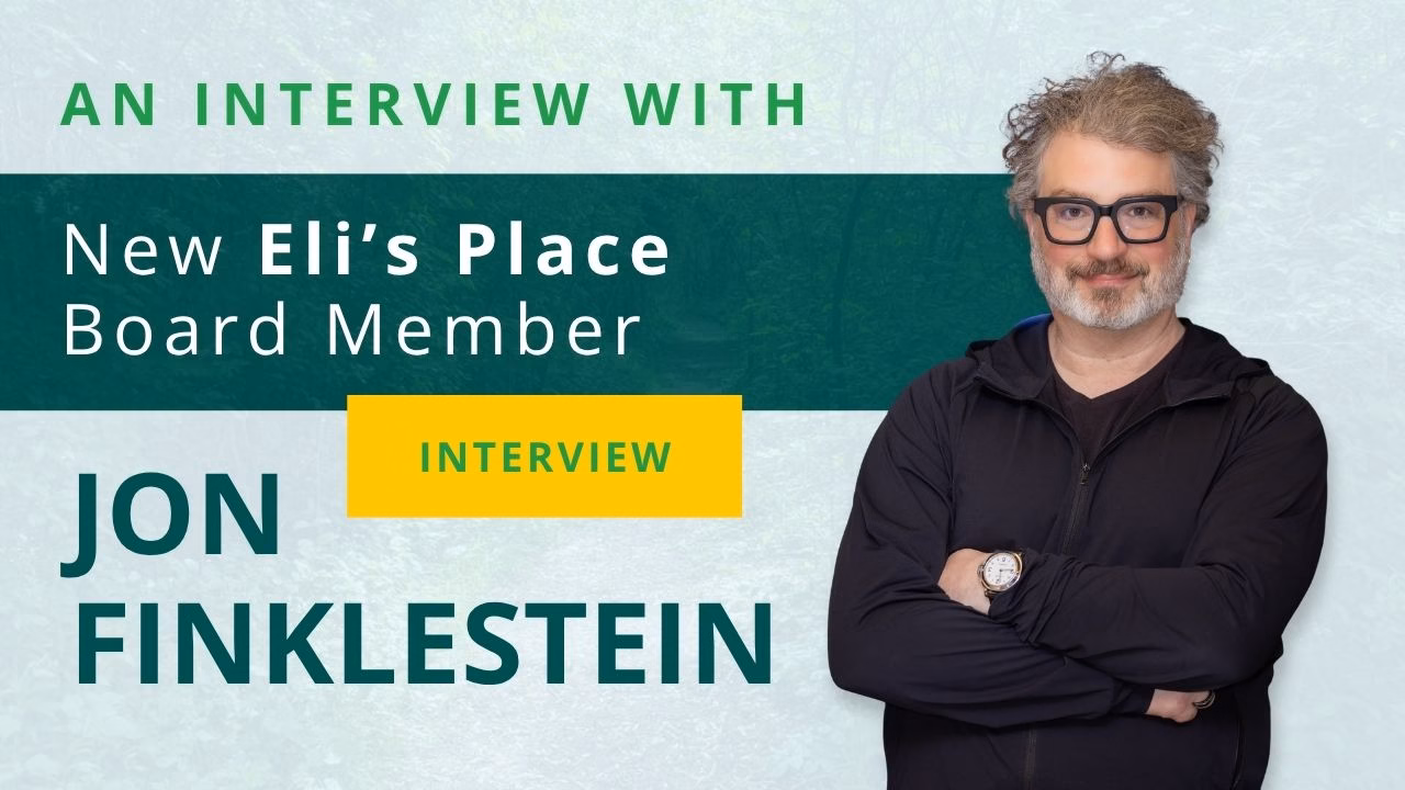 A photo of Jon Finkelstein, who is an Eli's Place Board Member